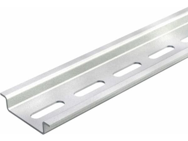 OBO Bettermann 2069 L 2M FS DIN-kisko rei'itetty Teräs 2000 mm 1 kpl