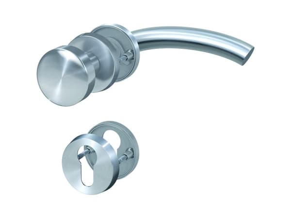 BASI 7309-2298, Håndtakssett for nøkkelbruk, Rustfritt stål, Rustfritt stål, Høyrehendt, DIN EN 1906:2010-09