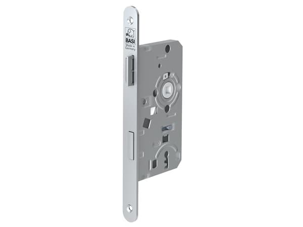 BASI 9220-5512, Mortise-lås, Sølv