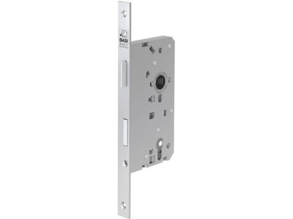 BASI 9780-6522, uppoasennettava lukko, hopea