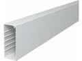 Miniatyrbilde 1 av 2: OBO WDK Kabelkanal komplet incl. kabelholder Højde 60 mm, bredde 150 mm, L=2000 mm Hvid ral 9010 bly-fri plast. UV stabil for udendørs - (2 meter)