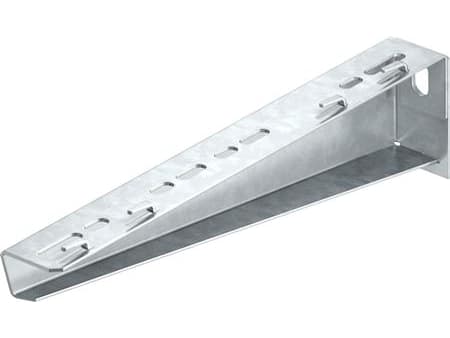 Ljusfäste med fliklängd 210 mm för OBO Grid tray, inklusive skruvsats M10 X 25 El-zinkpläterad.
