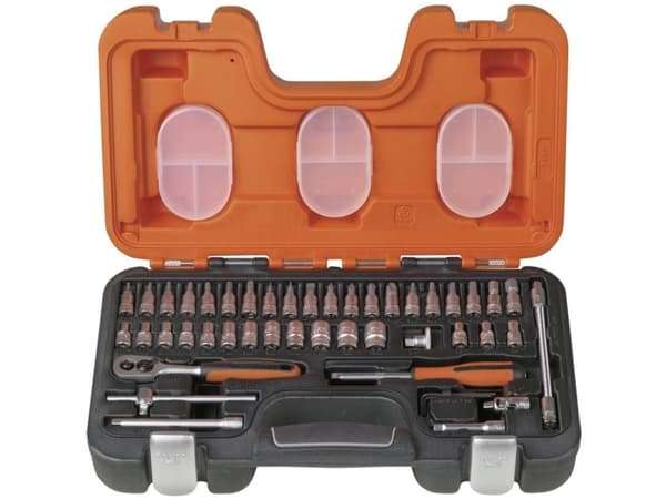 Bahco S460, Pistorasiasarja, 1/4", Metrinen, 12 pää(t), 4,4.5,5,5.5,6,7,8,9,10,11,12,13 mm, Terästä