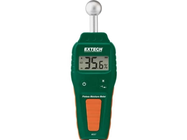 Extech MO57 Materialefugtighedsmåler; Måleområde bygningsfugt (område) 0.1 til 99.9 % vol Måleområde træ fugt (område) 0.1 til 99.9 % vol