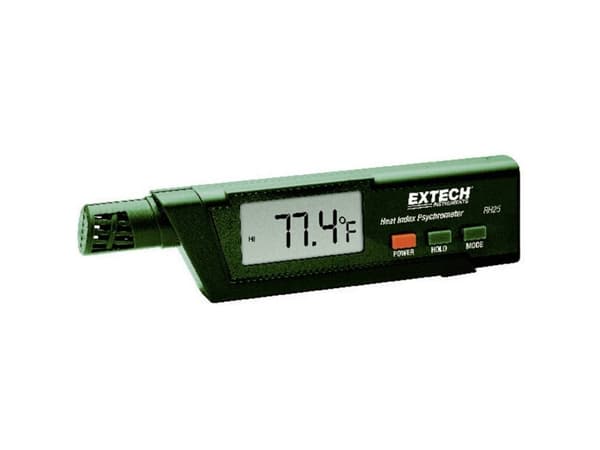Extech RH25 Kosteusmittari (hygrometri) 0 % rH 99 % rH Kastepisteen/valumajäljen näyttö