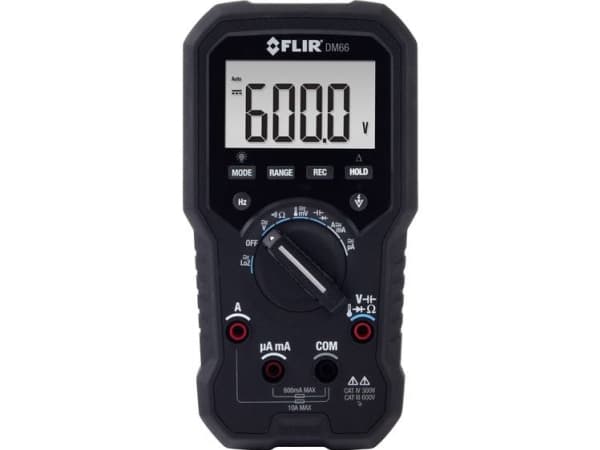 FLIR DM66 Hånd-multimeter digital CAT IV 300 V, CAT III 600 V
