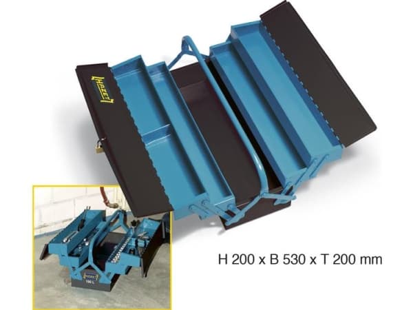 HAZET 190L, Verktøy boks, Sort, Blå, 210 mm, 575 mm, 245 mm, 5,2 kg
