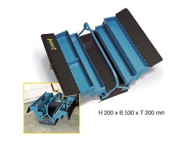 HAZET 190L, Verktøy boks, Sort, Blå, 210 mm, 575 mm, 245 mm, 5,2 kg