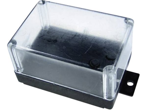 Kemo G021 Universalkabinet Termoplast Sort, Transparent 1 stk