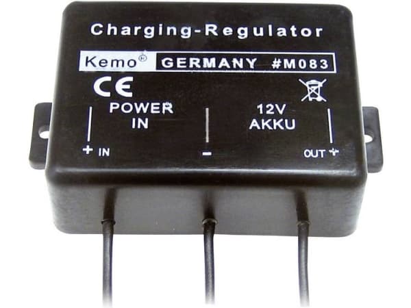 Kemo M083 Battery Charge Controller 12 V/Dc Monitors The Charge Level Of A 12 V Car Battery