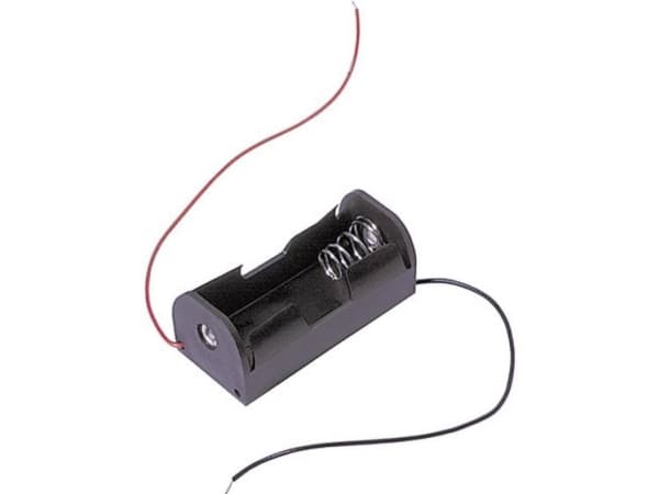 MPD BHCW Batteriholder 1 R14 (C) Kabel (L x B x H) 61 x 29 x 25 mm