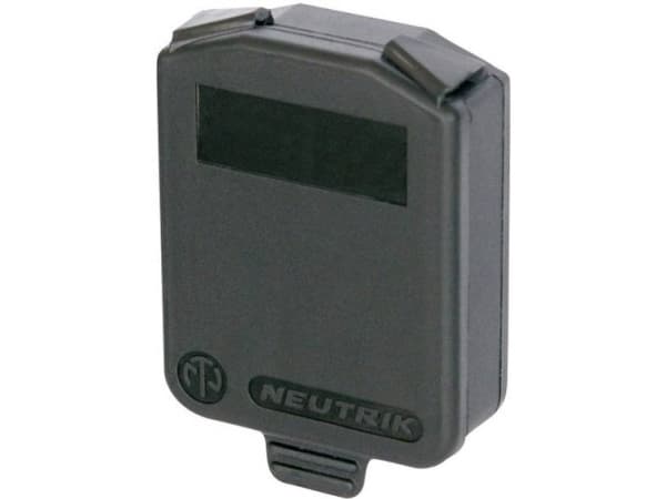 Neutrik SCDX, Svart, UL 94 HB, 1 stykker