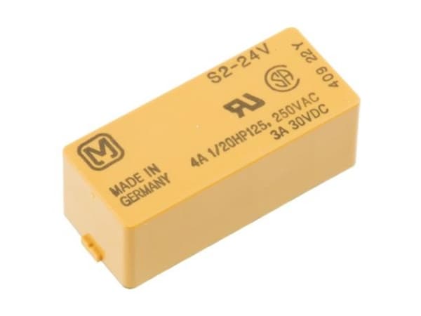 Panasonic S224 PCB-relä 24 V/DC 4 A 2 x gränsswitch, 2 x brytningsbrytare 1 st
