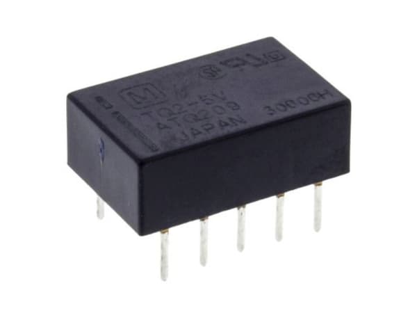Panasonic TQ25 Print relä 5 V/DC 1 A 2 x omkopplare 1 st