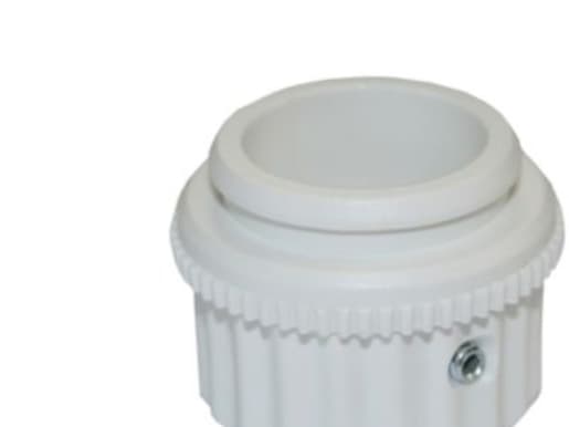Adapter t/ telestat,hvid - For montering af Danfoss RA/N