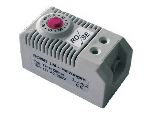 Rose Lm Thermostat For Control Cabinet Heating Th-H 1x Nc Lxwxh 60 X 32 X 43 Mm 1 Pcs