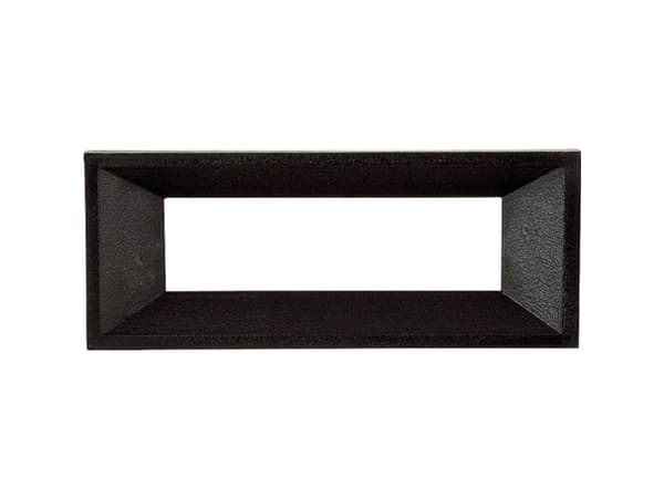 Strapubox AR 3 Frontramme Sort Passer til: LC-display 3-cifret Plastic