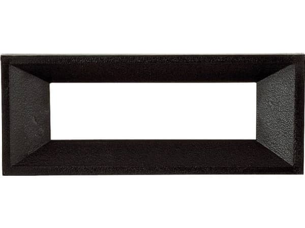 Strapubox AR 3 Frontramme Sort Passer til: LC-display 3-cifret Plastic