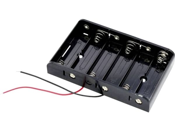 Takachi MP36 Batteriholder 6 R6 (AA) Kabel (L x B x H) 91 x 56 x 16 mm