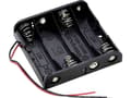 Pikkukuva 1 / 2: Takachi SN34 Paristokotelo 4x R6 (AA) Kaapeli (L x S x K) 61,9 x 57,2 x 15 mm