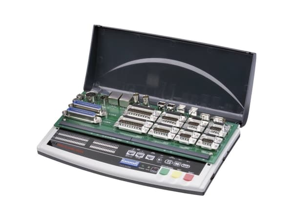 Kabeltester CT-7 VOLTCRAFT CT-7 Beregnet til... 9-, 15-, 25-polet SUB-D, 15-polet SUB-HD, Centronics, USB A + B, IEEE 1394, BNC, RJ-45, PS/2, 5-polet