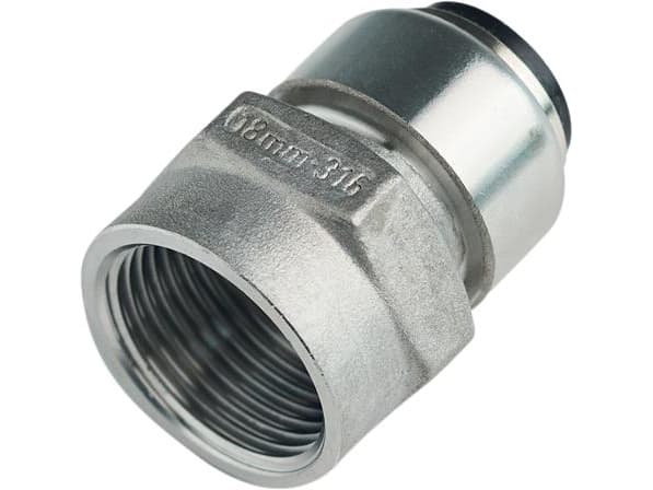 Roth overgang rustfri stål 18 mm x 34" muffe muffa