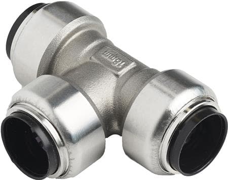 Roth tee rustfri stål 15 mm