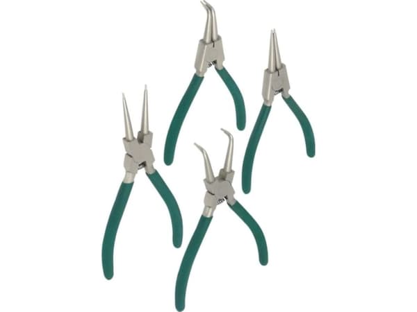 BRÜDER MANNESMANN M10471, Tangsett, 6 cm, Kromvanadiumstål, PVC, Grønn