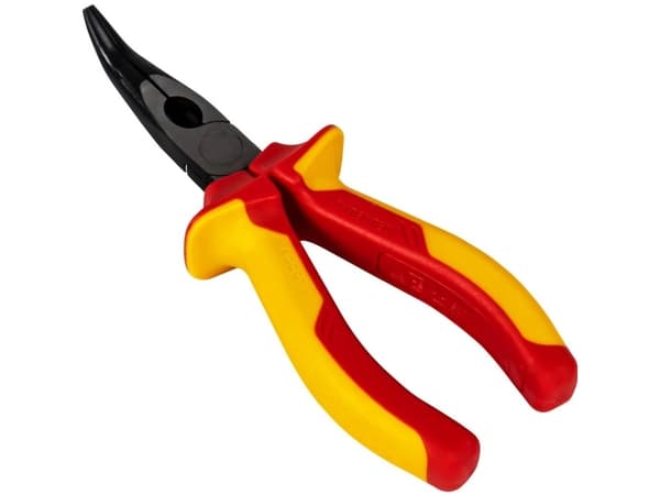 BRÜDER MANNESMANN M10605, Låsringstång, Kromvanadinstål, PVC, Orange, Gul, 1500 V