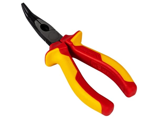 BRÜDER MANNESMANN M10605, Låsringstång, Kromvanadinstål, PVC, Orange, Gul, 1500 V