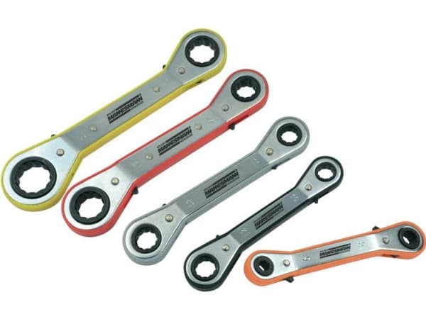 Brüder Mannesmann M27405 Ringnøgle-sæt 5 dele Nøglebredde (metrisk) (kun til del) 9 - 21 mm