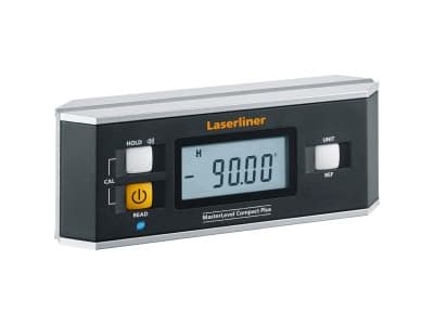 Laserliner MasterLevel Compact Plus, Sort, Grå, LCD, AAA, 1,5 V, 0 - 50 °C, 152 mm