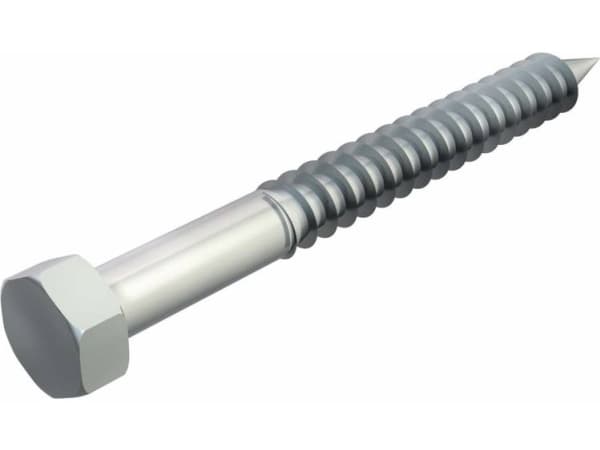 OBO Bettermann 12400 6x60 G 3188078 Träskruv 6 mm 60 mm Galvaniserat stål 50 st