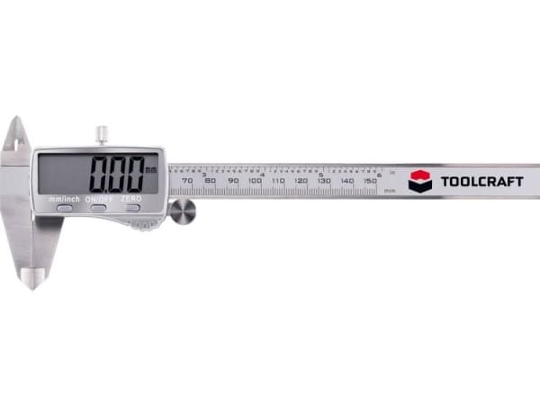 TOOLCRAFT TO-5664642 Digital glidfil 150 mm
