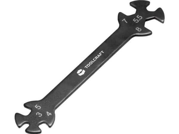TOOLCRAFT TO-5693100 Rengasavain 3 - 8 mm