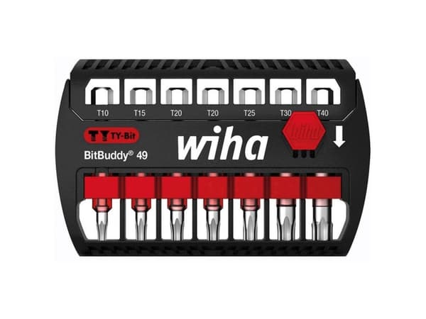 Wiha 42115, 8 stykker, Torx, T10, T15, T20, T25, T30, T40, 126 g
