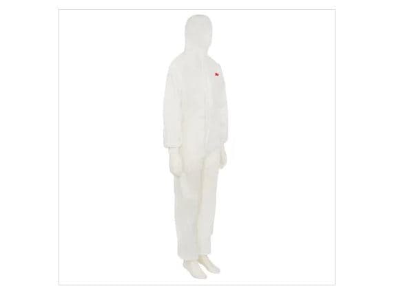3M 4520, Hvit, XXL, Voksen, Unisex, Glidelås, Front