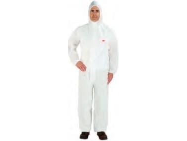 3M 4515 - L, Hvit, L, Voksen, Unisex, Glidelås, Front