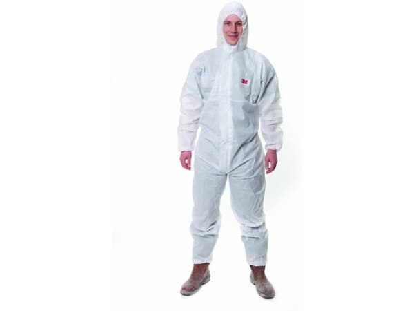 3M 4515 - L, Hvit, L, Voksen, Unisex, Glidelås, Front