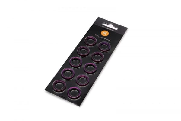 EK Water Blocks EK-Quantum Torque Color Ring 10-Pack STC 12/16, Momentfestering, 1/4", 10 stykker, Slovenia