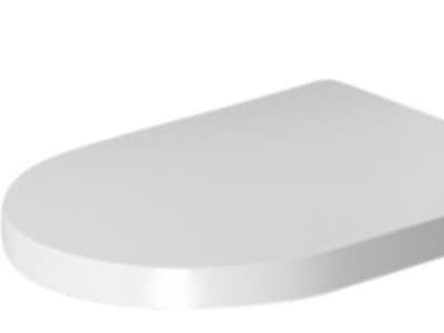 Duravit ME by Starck seat. - Compact med S/C och gångjärn i rostfritt stål, vit matt satin