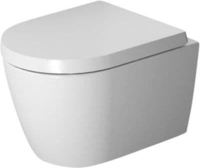 Duravit Me by Starck compact rimless vægtoilet hvid mat, WG