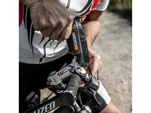 WORX WX254L, Svart, Orange, 230 RPM, Batteri, 4 V, Litium, 5 h