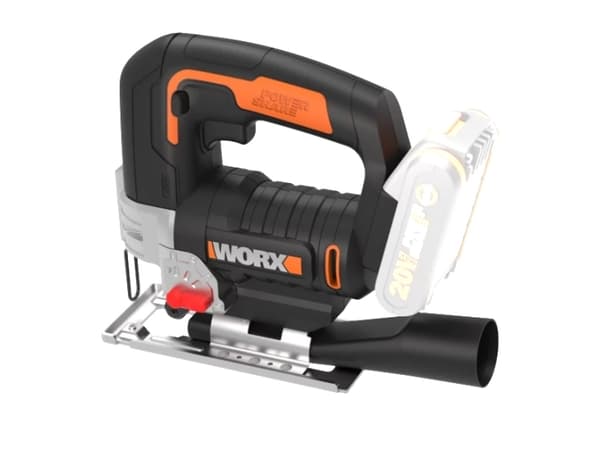 WORX WX543, Kaarikahva, Musta, Oranssi, 45°, 0 - 45°, Harjattu, 2600 spm