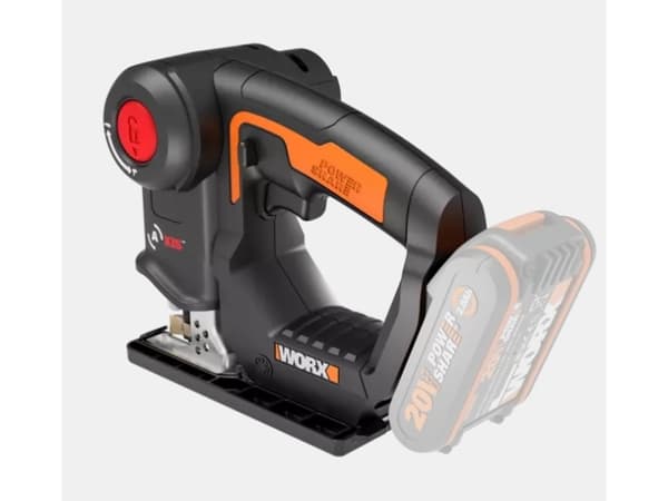 WORX WX550.9, Toppgrep, Sort, Oransje, Børstet, 3000 spm, 10 cm, 7,6 cm