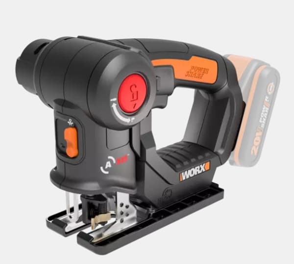 WORX WX550.9, Toppgrep, Sort, Oransje, Børstet, 3000 spm, 10 cm, 7,6 cm