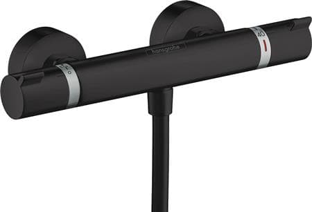 hansGrohe Ecostat Comfort brusetermostat, mat sort