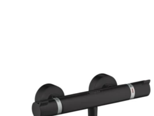 hansGrohe Ecostat Comfort brusetermostat, mat sort