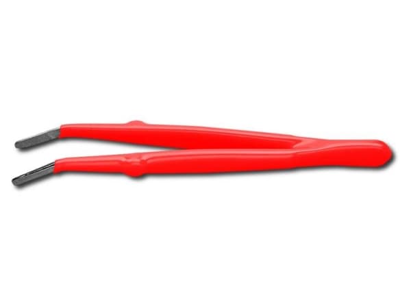 Donau Elektronik PZ18 Eristetyt pinsetit Stump, taivutettu 145 mm
