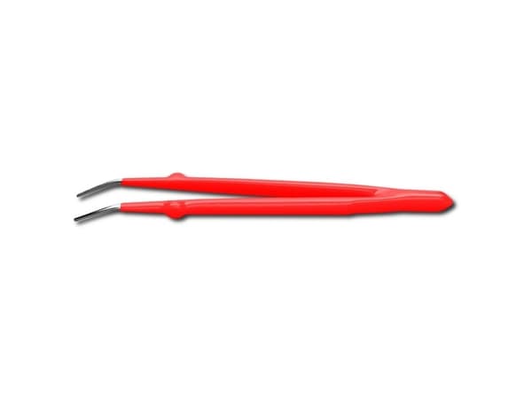 Donau Elektronik PZ28 Eristetyt pinsetit Puolikärkiset, taivutetut 160 mm